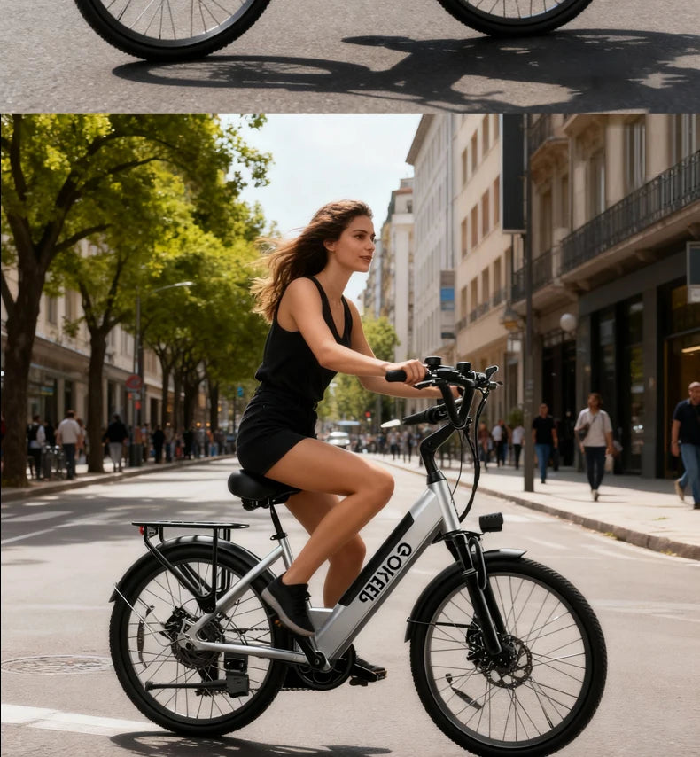 DEEPOWER EP26 offers convenient urban cycling, commuter and leisure electric bicycles, fitness cycling, and eco-friendly cycling