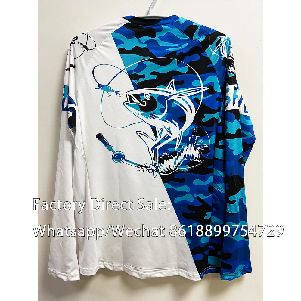 Sailing Hoodies Gear Fishing Long Sleeve Hooded Shirts Blusas Para Pesca Fish Performance Apparel Camisa De Pesca Uv Manga Longa