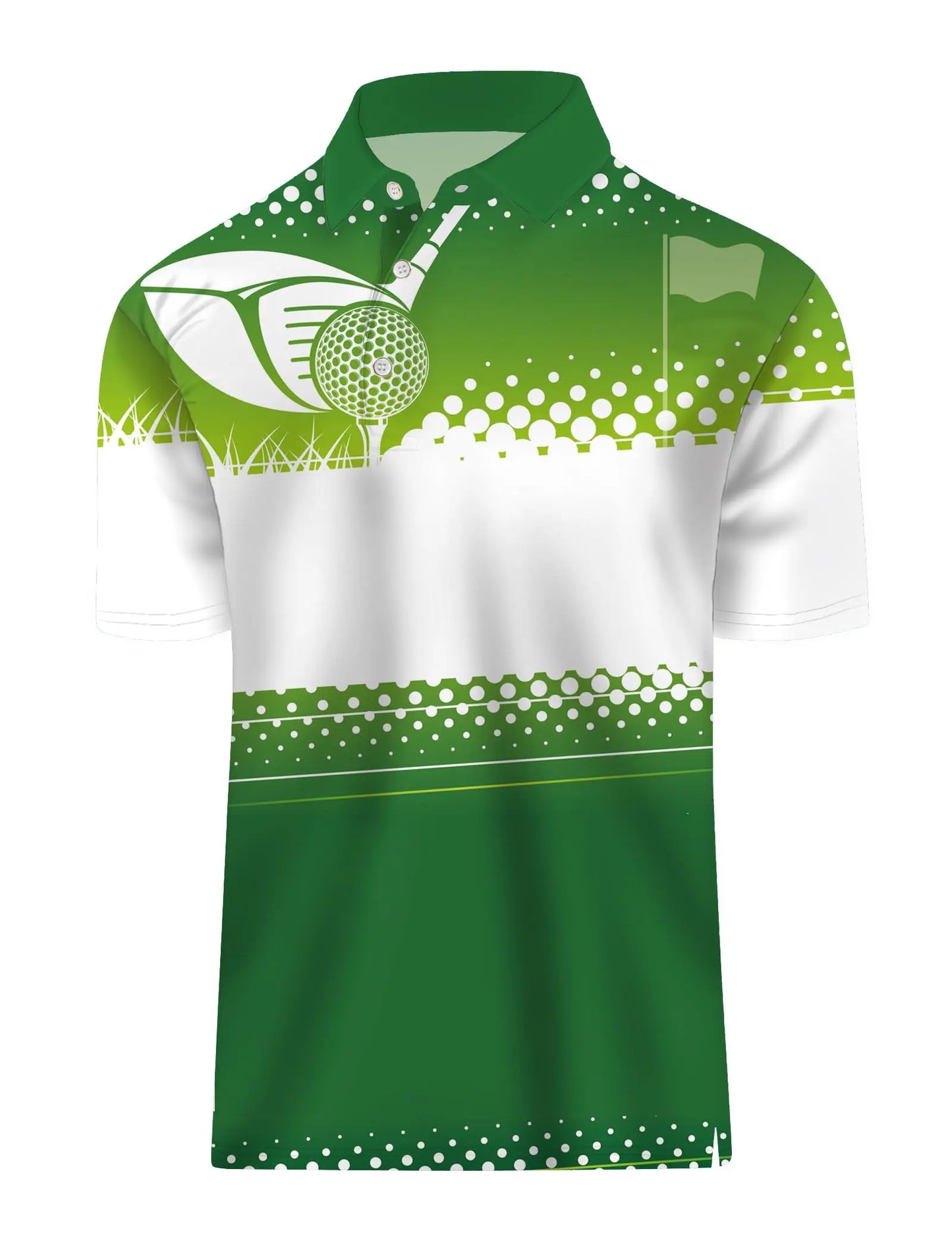 Men's Golf Shirt Hawaii Golf Polo Shirt Tennis Sports T-shirt Soft Breathable Elastic Fabric Short Sleeve