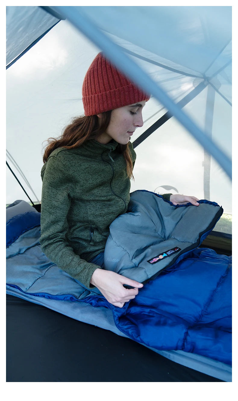 Naturehike Mummy Sleeping Bags MJ300/MJ600 Cotton Camping Adults Sleeping Bag Ultra Winter Warm Mummy Sleeping Bag Indoor