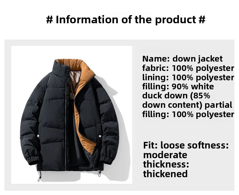 Outdoor Mountaineering Suits Down Jackets Couple Outfits Thickened Windproof Cold-proof Winter Cotton-padded Bread Jackets Coats