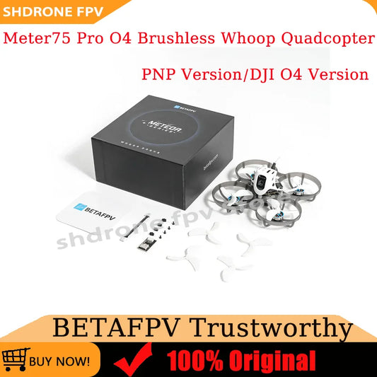 BETAFPV Meteor75 Pro Brushless Whoop Quadcopter DJI O4/PNP Version with Matrix 1S 3IN1 HD FC and 1102 Motor Mini Smart RC Drones