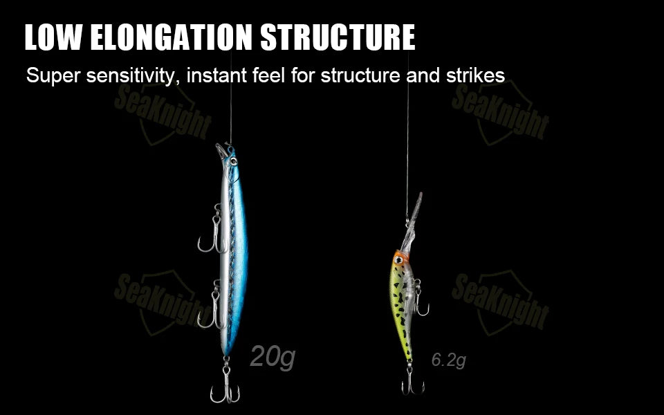 SeaKnight NEW W8 II MANSTER Braid Fishing Line 150M 300M 500M 15-100LB 8 Strands Multifilament PE Line For Freshwater Saltwater