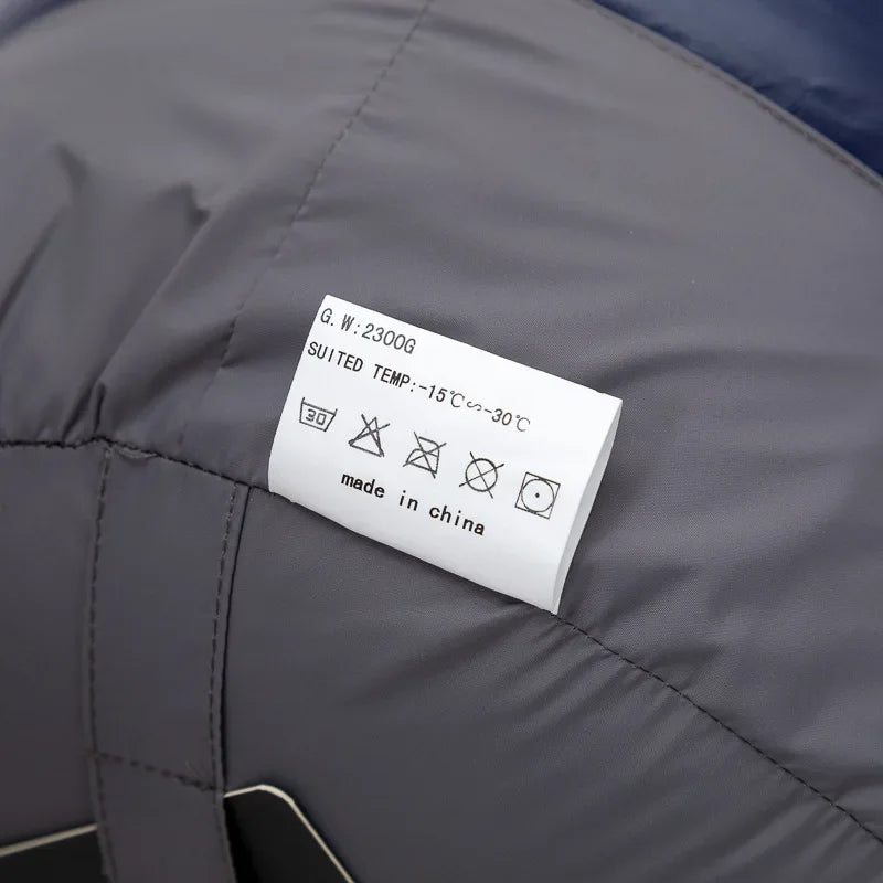 JUNGLEKING Ultralight Mummy Duck Down Sleeping Bag Outdoor Backpacking Camping Hiking Travel Spring Summer Autumn WinterPortable