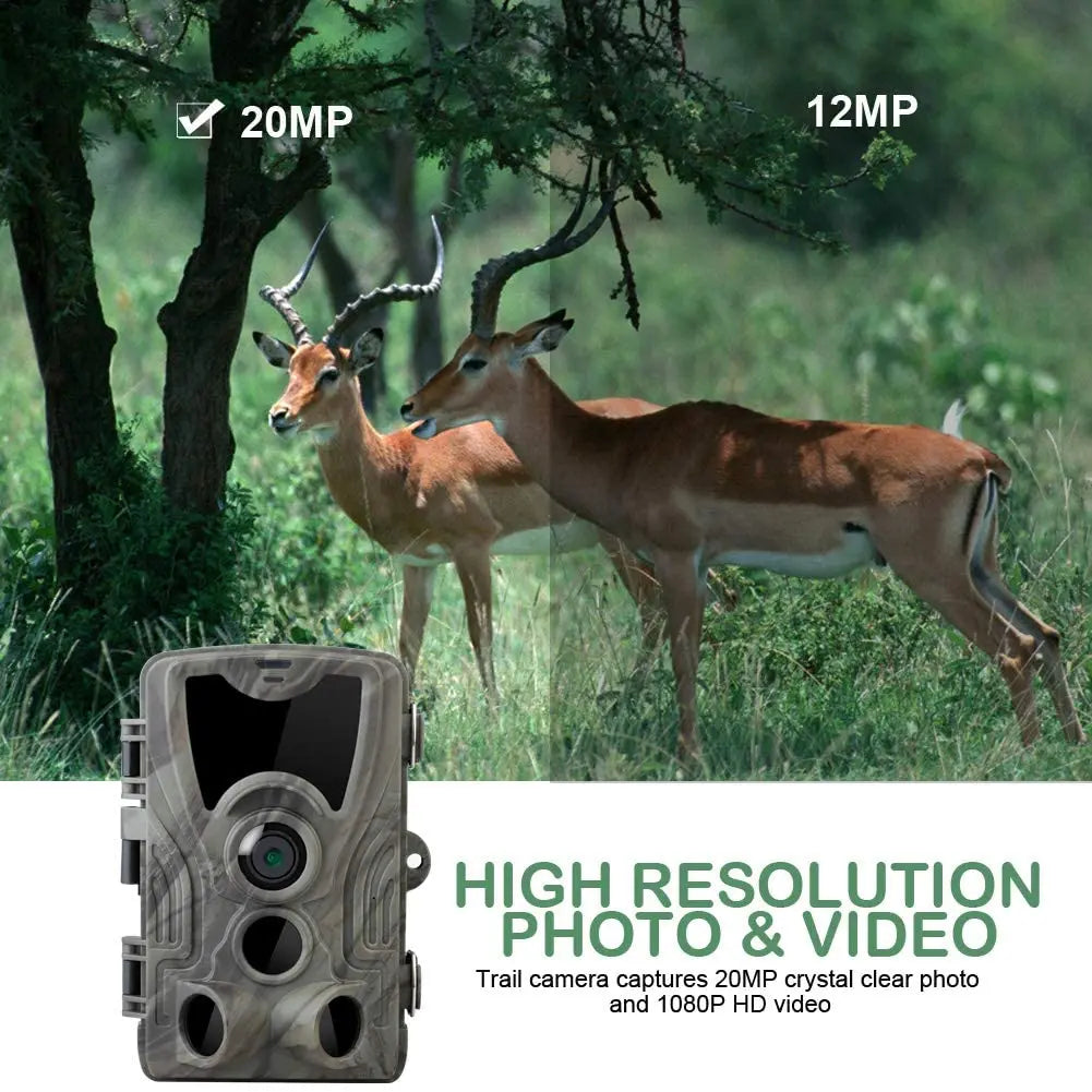 Outdoor 24MP 1080P Hunting Camera 5000 MAh Lithium Battery Night Vision Observation Camera Farm Orchard Home Security Camera