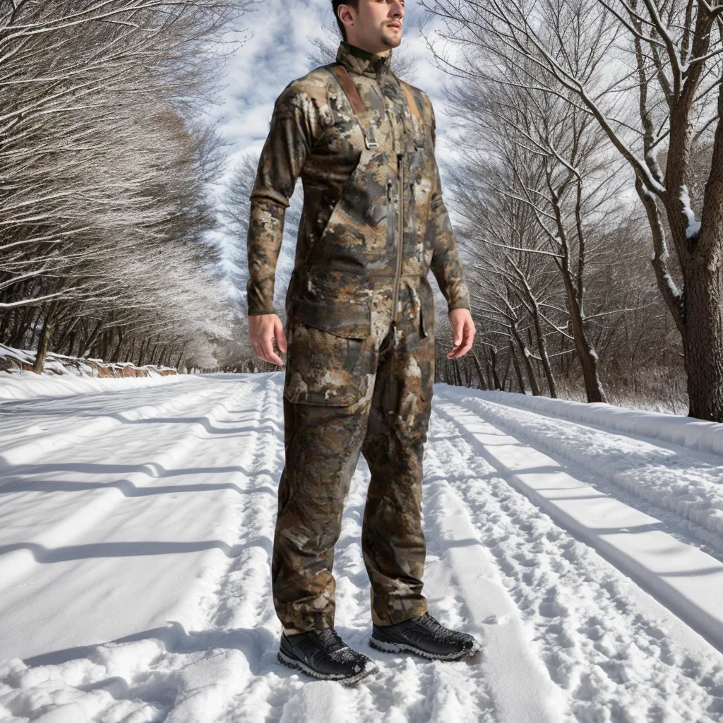 High quality duck hunting outdoor work camouflage pants hunting Hudson Bibs