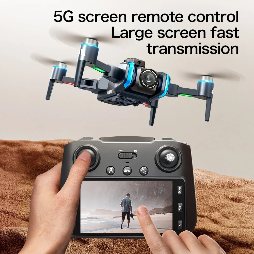 Lenovo  XT808 GPS Drone 4K Professional 8K HD Dual Camera Brushless Motor avoidance WIFI FPV Foldable RC Quadcopter Helicopter