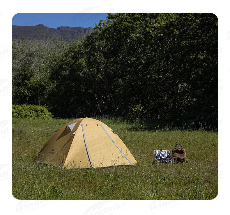 Naturehike Camping Tent 2 3 Persons Portable Waterproof Backpacking Tent Double-layer Outdoor Hiking Travel Camping Equipment