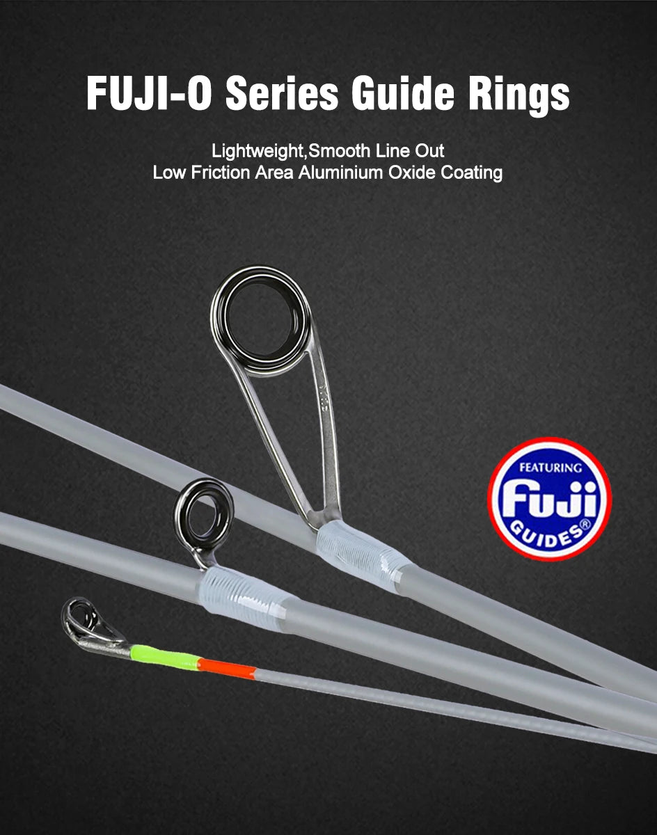 Mifine GHOST BLADE XUL Ultralight Spinning Rod 0.2-0.6g 30T Carbon Fiber Fuji Rings for Trout Fishing Fast Action Tubular Tips