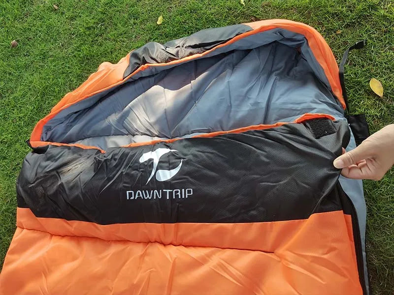 Heated Down Cotton Sleeping Bags USB Power Supply Backpacking Lightweight Waterproof Gear Equipment for Outdoor Travel Hiking